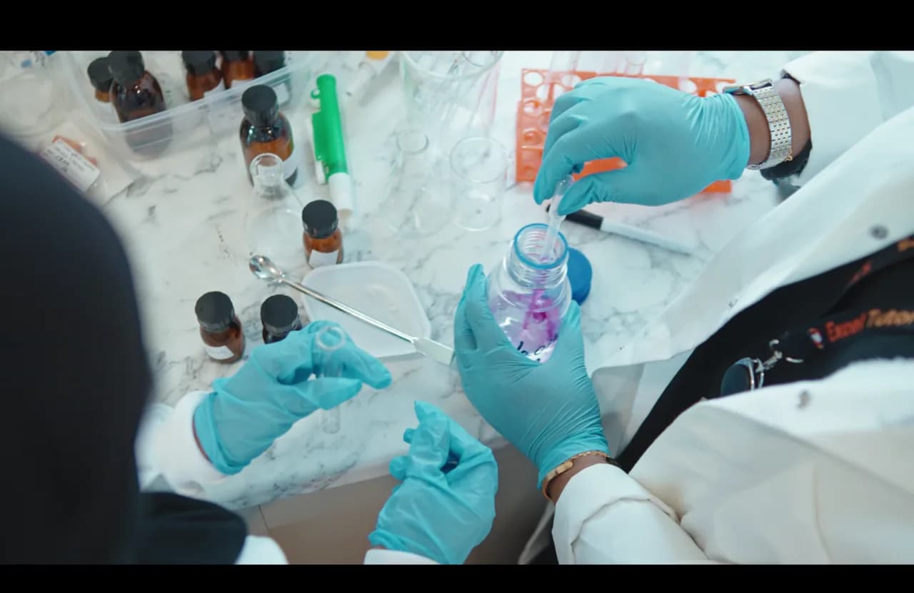 Science practical equipment for OCR endorsements in the Excel Tutors lab