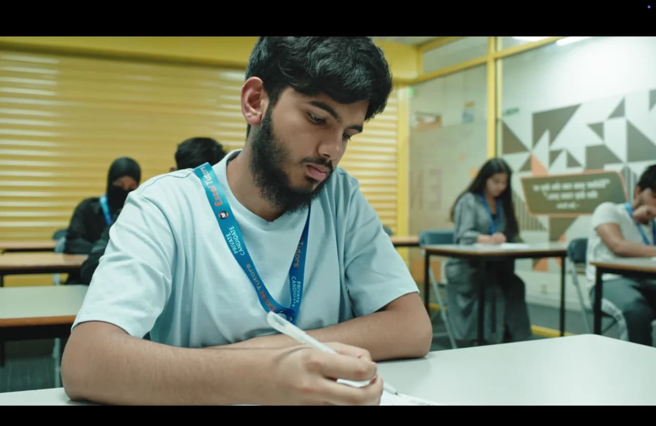 A professionally invigilated exam at the Excel Tutors centre