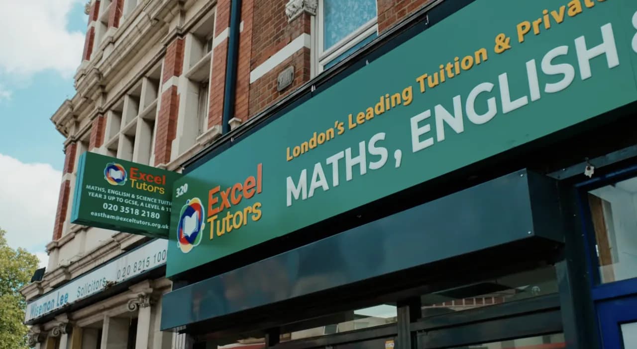 The Excel Tutors shopfront in East London